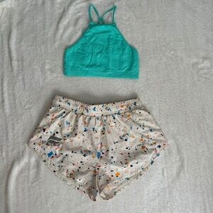 Fabletics Terrazzo Athletic Shorts